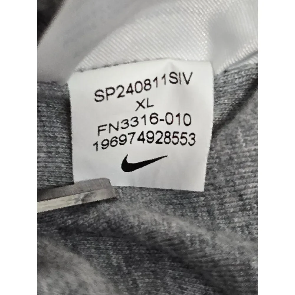 Nike Club Coaches Jacket | Men's Size XL | Black Sportswear Snap Front